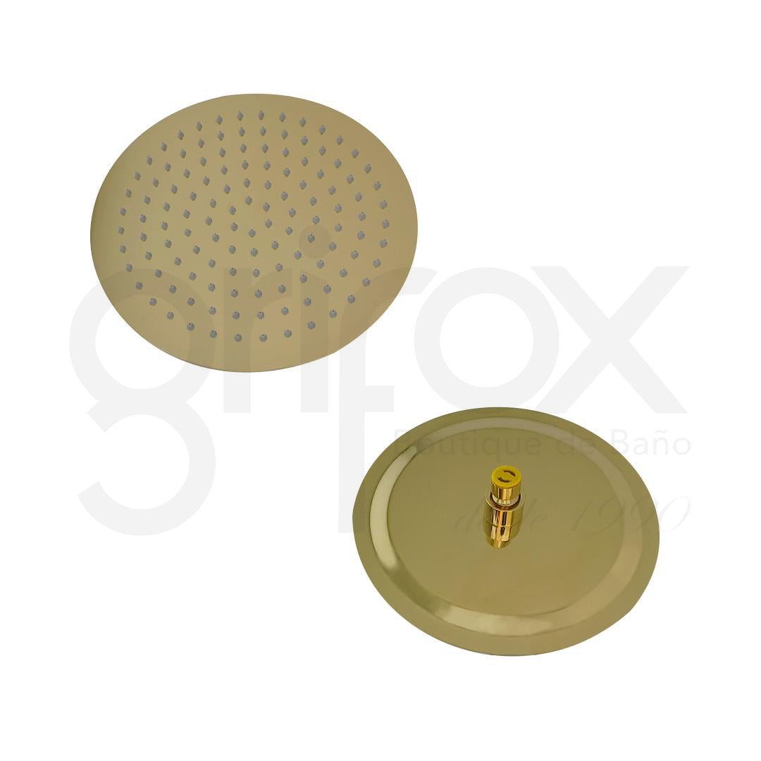 Cabeza De Ducha Redonda De 25Cm