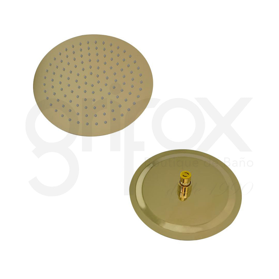 Cabeza De Ducha Redonda De 25Cm