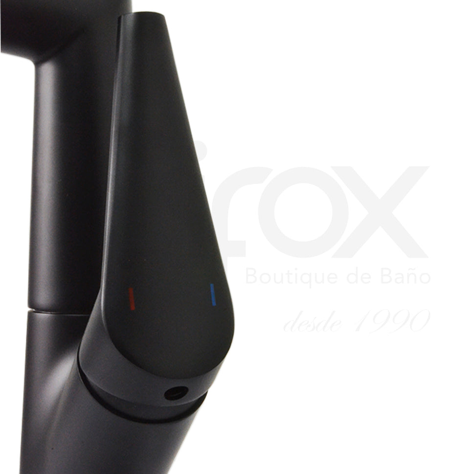 Grifería De Cocina Monocontrol Baja Con Manguera Extraíble