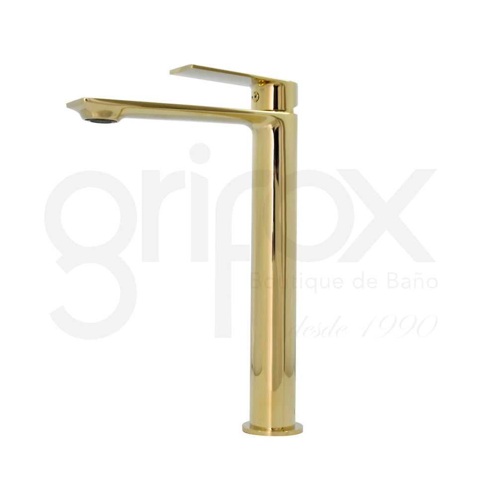 Griferia De  Lavamanos Monocontrol Alta