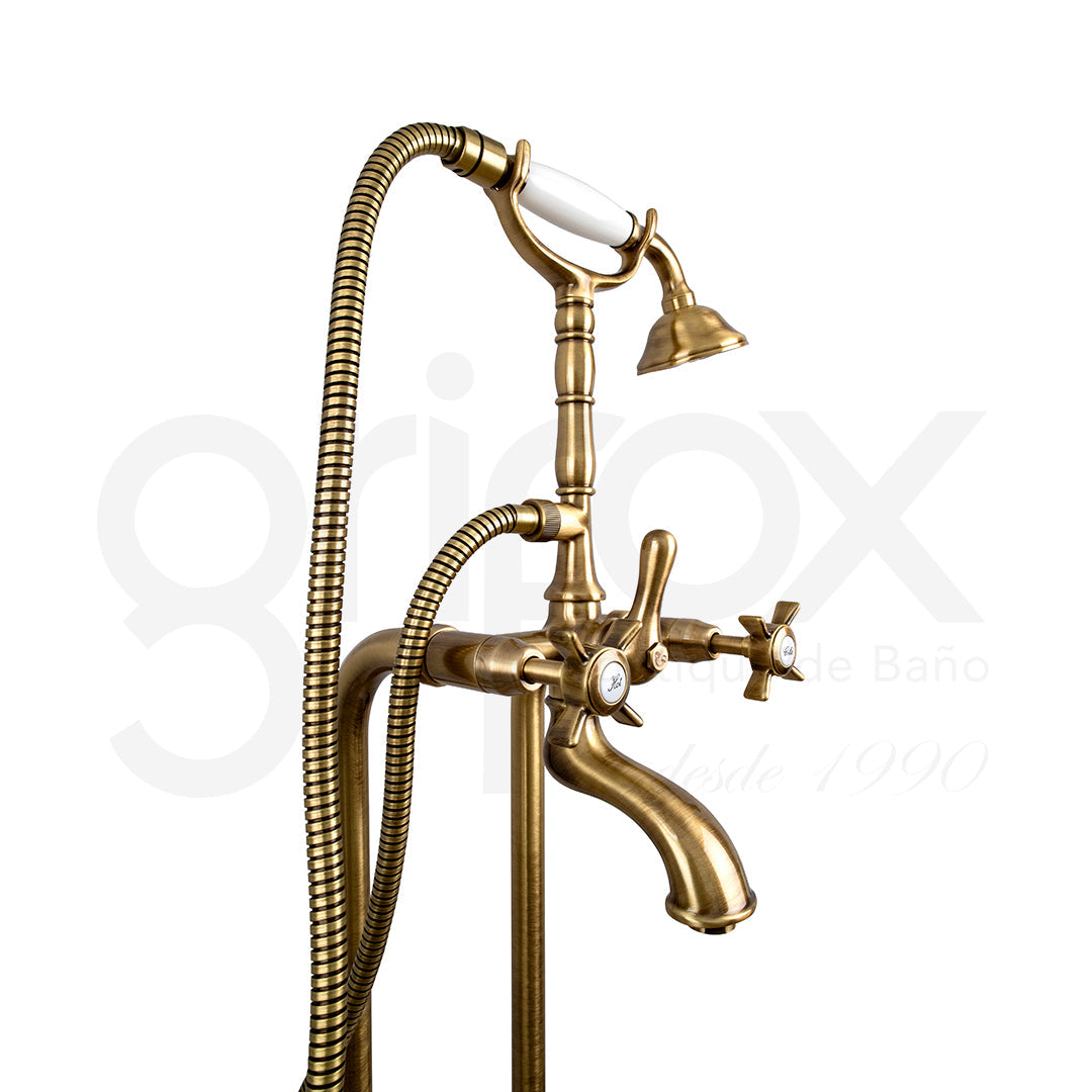 Griferia De Tina C/Ducha Telefono Y Tubos