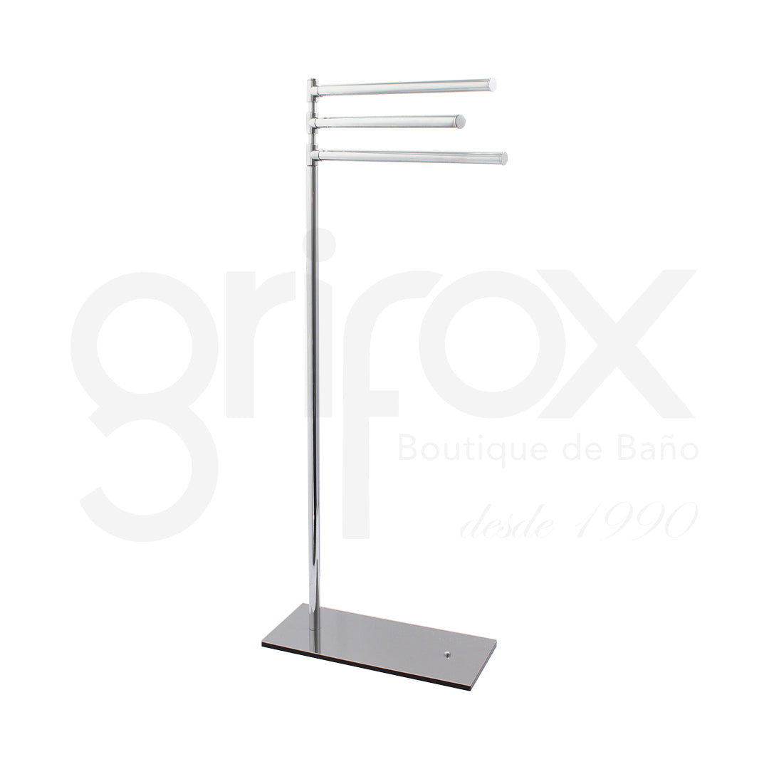 Toallero De Piso Cromo