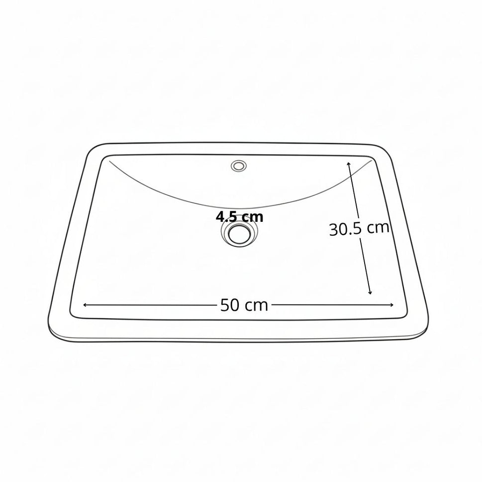 Lavamanos De Incrustar Gena