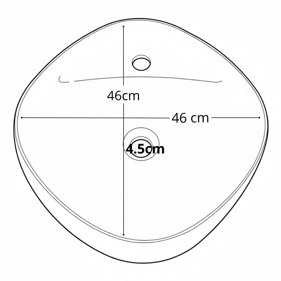 Pocera De Lavamanos De Sobreponer 44X44X15Cm