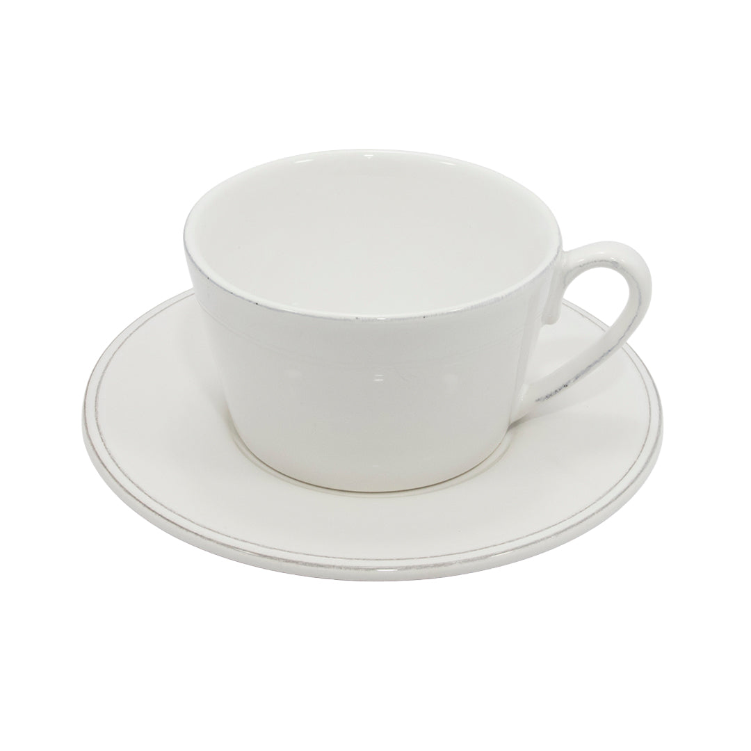 Taza De 37.5Cl Con Plato Blanco Constance