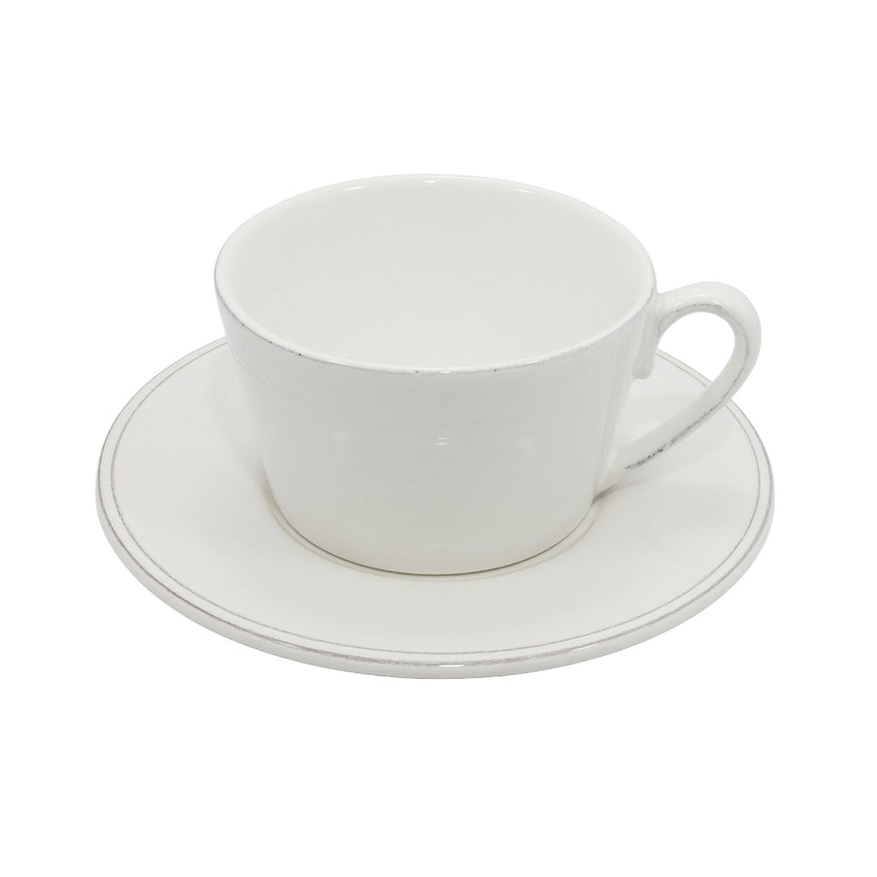 Taza De 37.5Cl Con Plato Blanco Constance