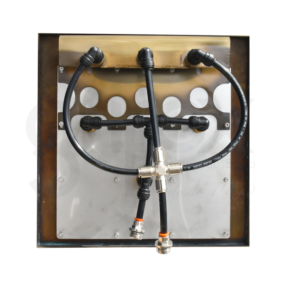 Cabeza De Ducha A Techo Lluvia Cascada 350X350Mm