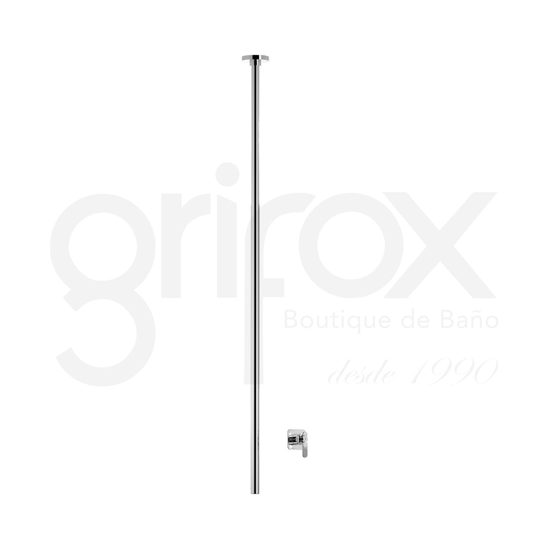 Grifería Lavamanos A Techo Con Mezclador De Pared