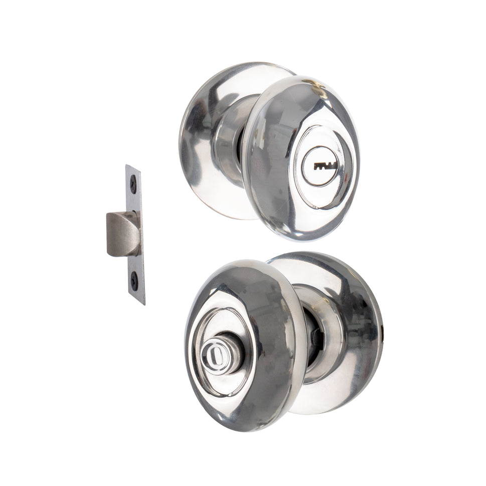 Cerradura Pomo Huevo De Baño