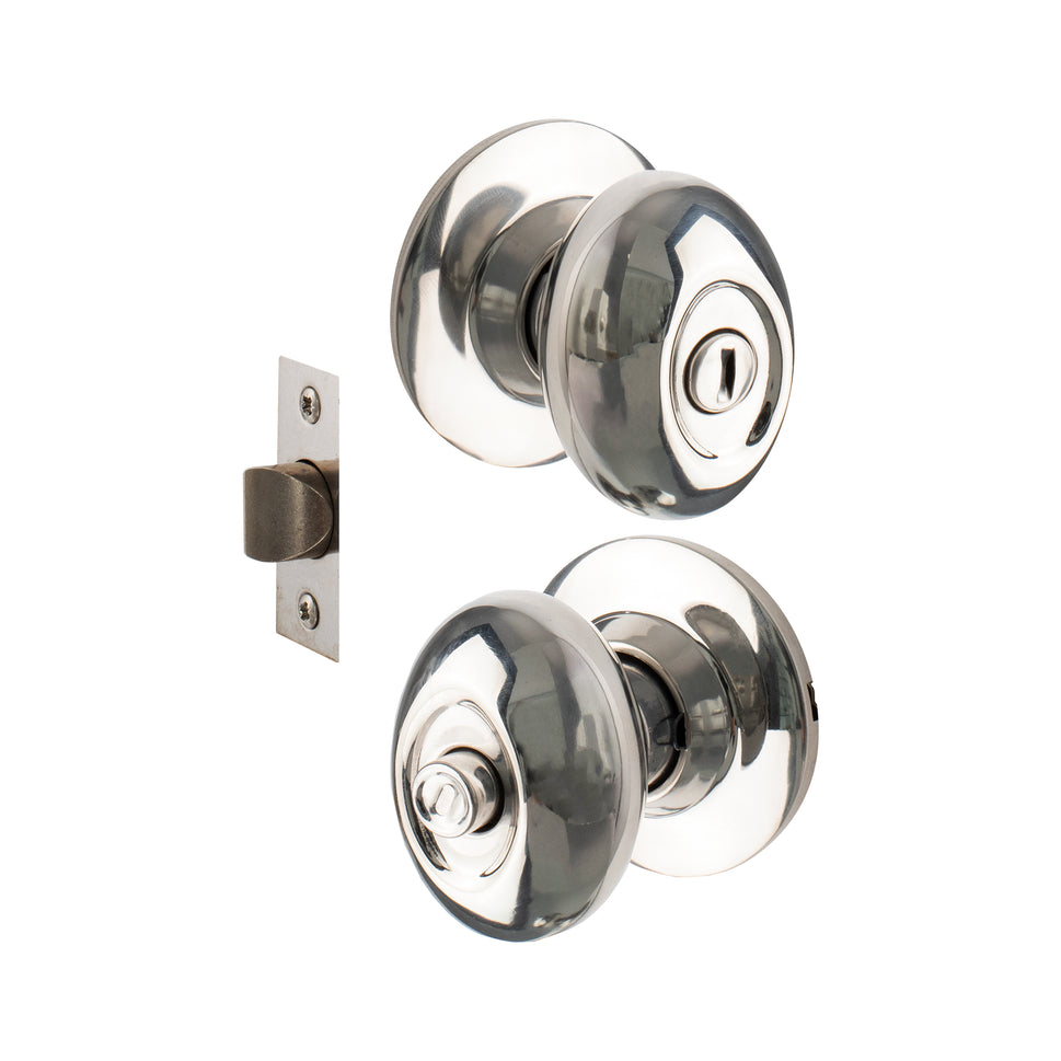 Cerradura Pomo Huevo De Baño