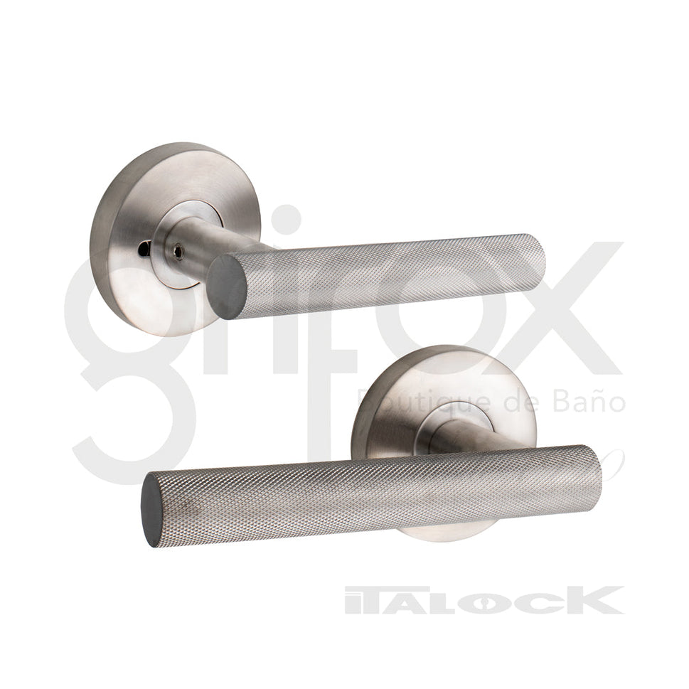 Juego De Manija Con Privacidad Con Roseta Redonda De 63 Mm