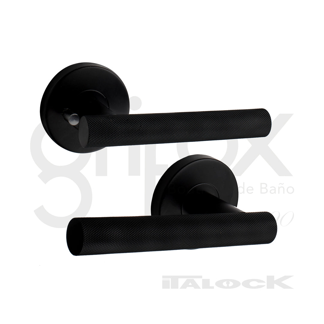 Juego De Manija Con Privacidad Con Roseta Redonda De 63 Mm