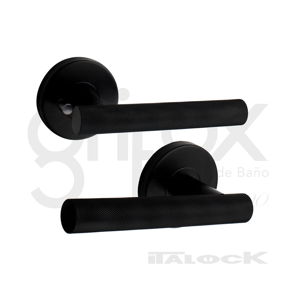 Juego De Manija Con Privacidad Con Roseta Redonda De 63 Mm