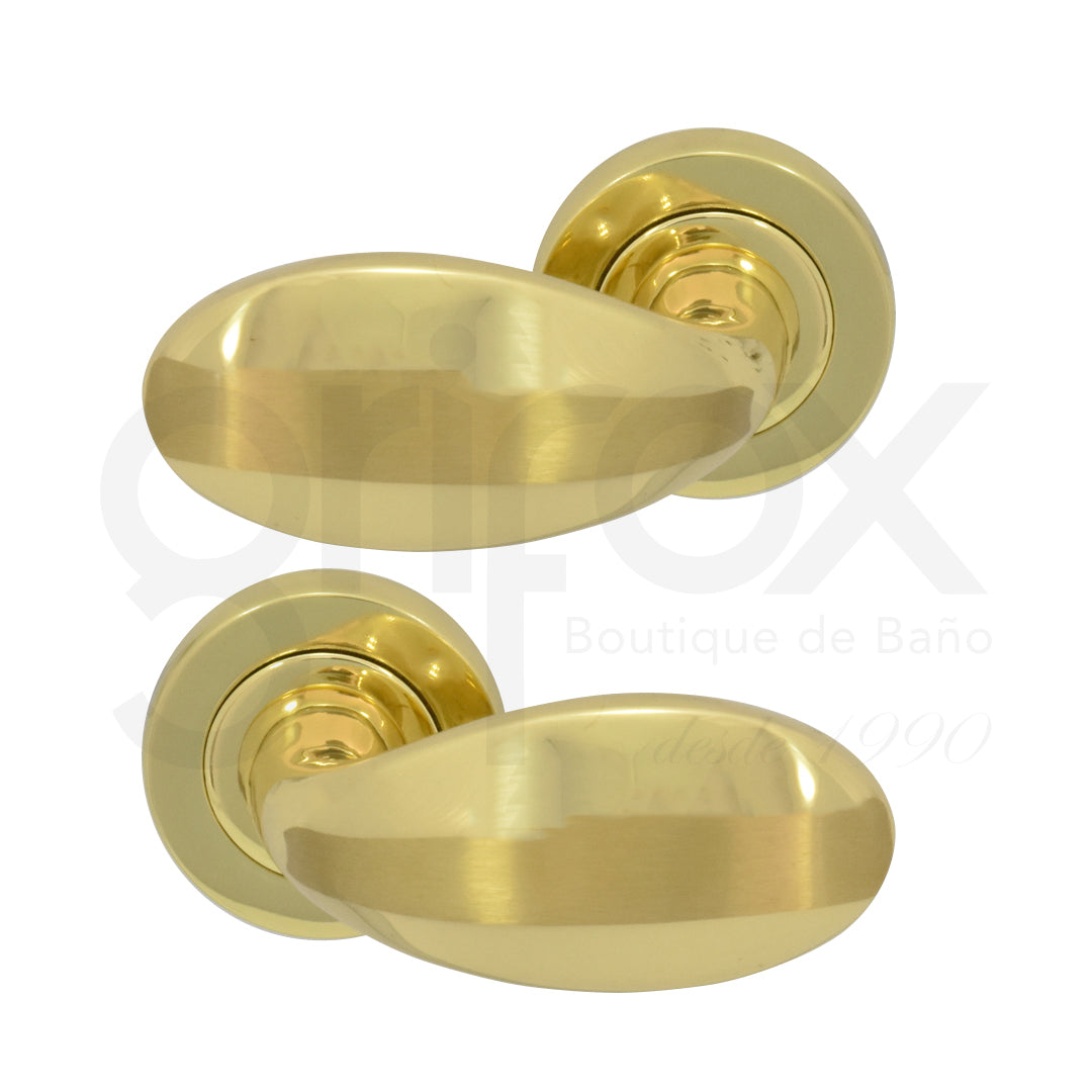 Juego De Pomos Con Roseta De Paso