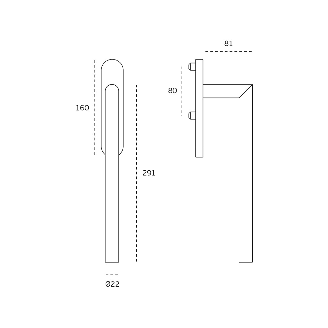 Manija Y Cazuela Para Ventana Sin Mecanismo