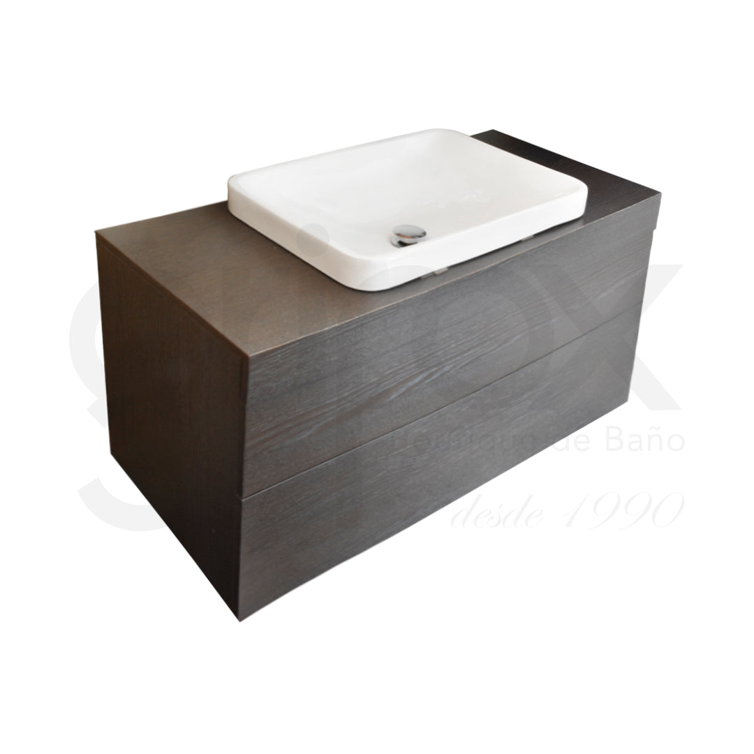 Mueble Doble Cajon Con Lavamanos 1050X546X535Mm Edition 400