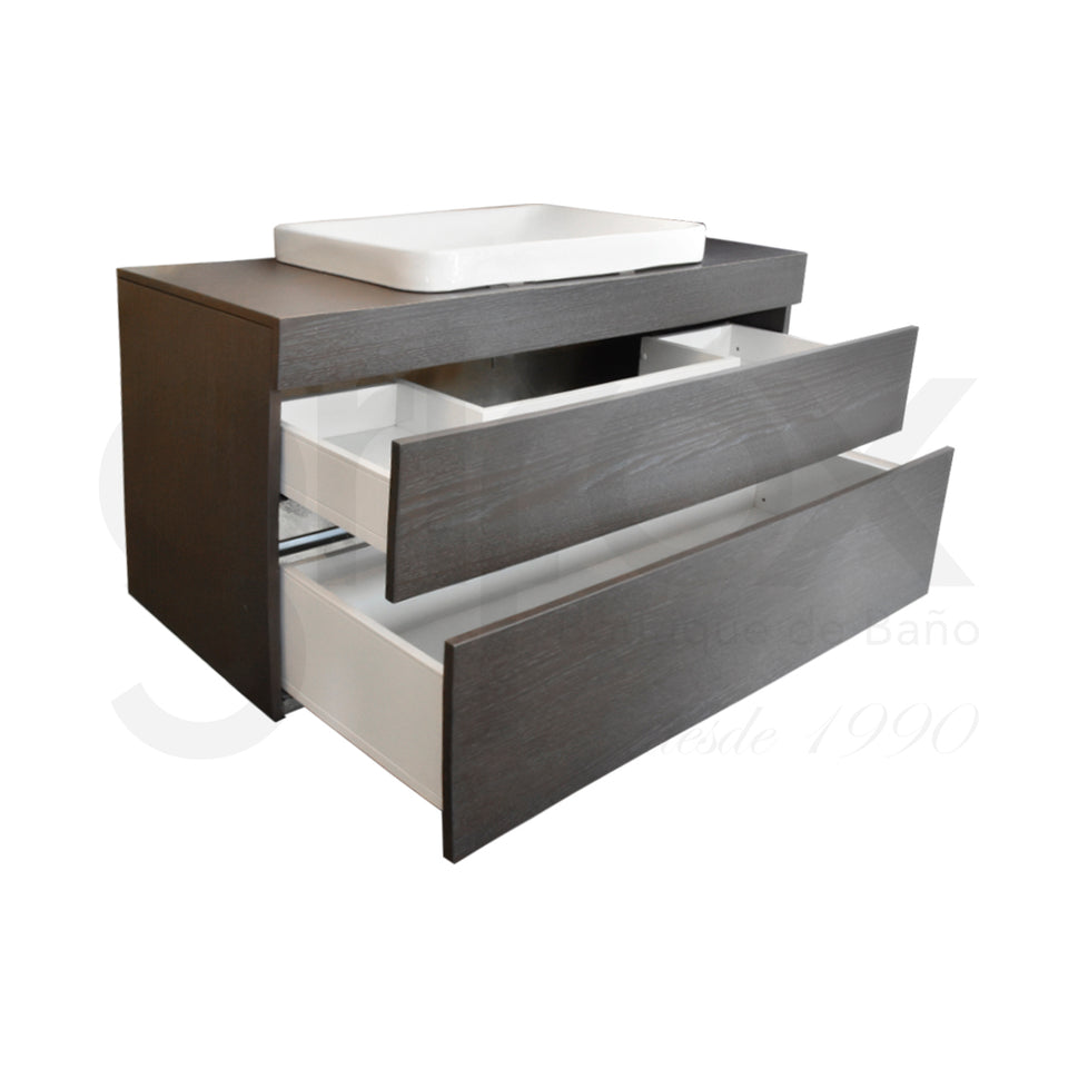Mueble Doble Cajon Con Lavamanos 1050X546X535Mm Edition 400
