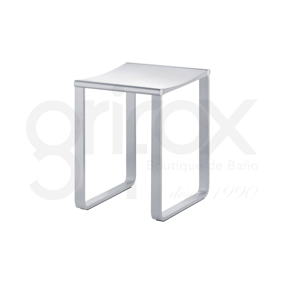 Universal Silla De Piso Cromo/Blanco