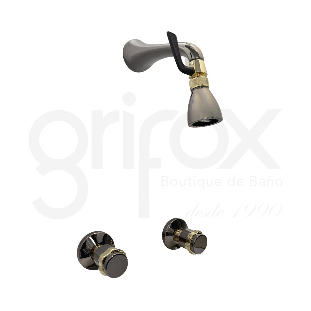 Griferia Ducha 2 Mandos Salida Sin Tina Gallant