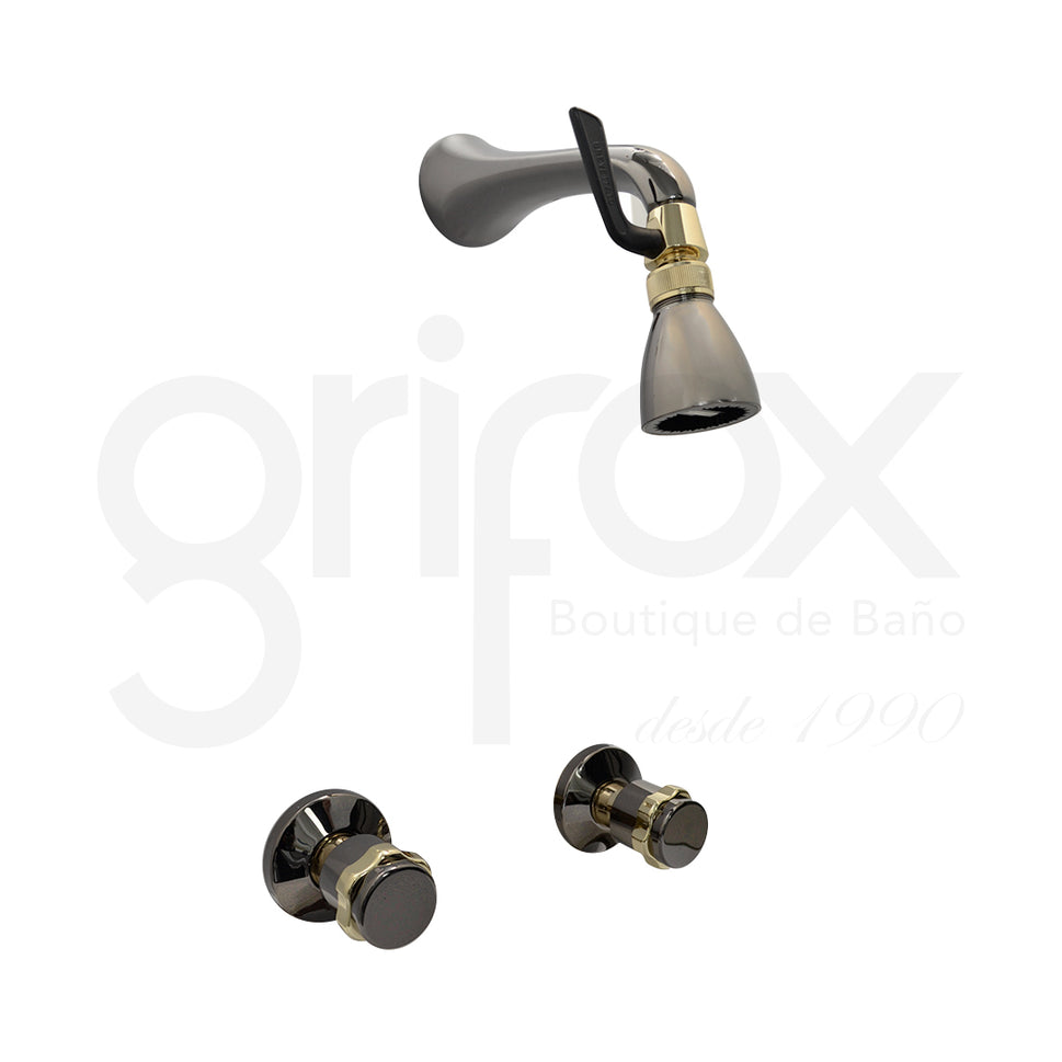 Griferia Ducha 2 Mandos Salida Sin Tina Gallant