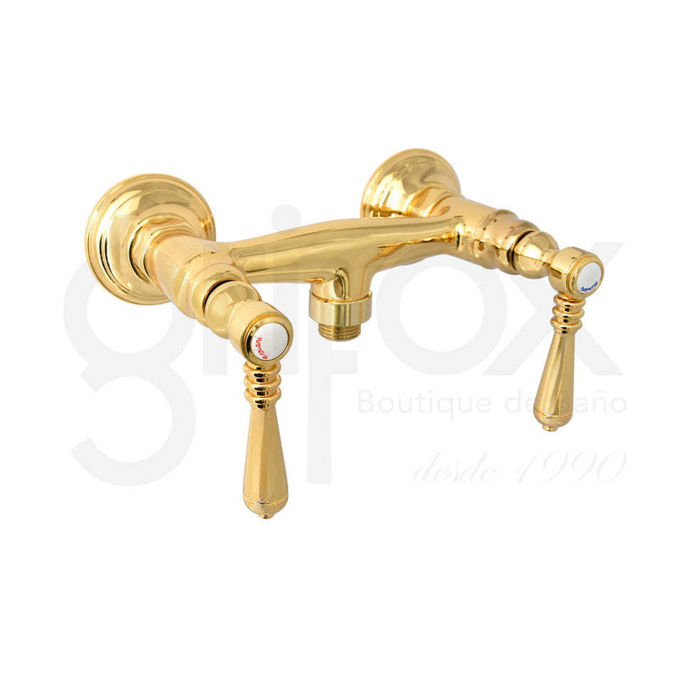 Mezclador Externo Dos Llaves Para Ducha Teléfono