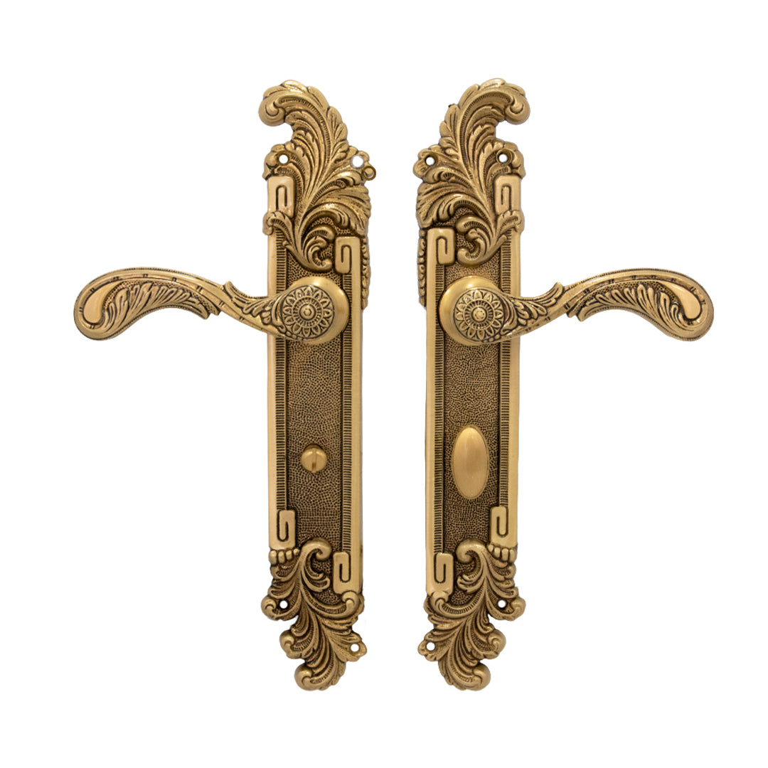 Juego Manillas Con Placa Baño