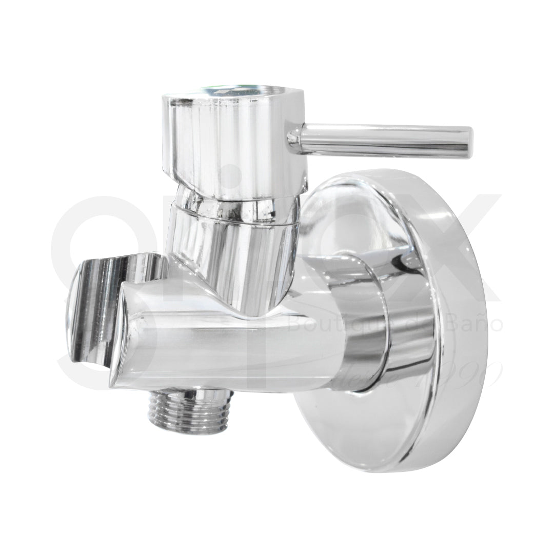 Mezclador Externo Para Ducha De Mano Cromo