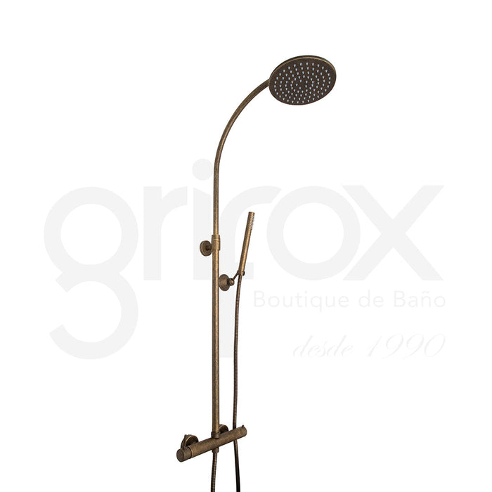 Columna De Ducha Externa Redonda
