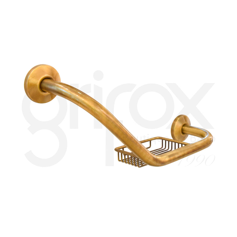 Manillon Ducha C/Rejilla Oro Omnia