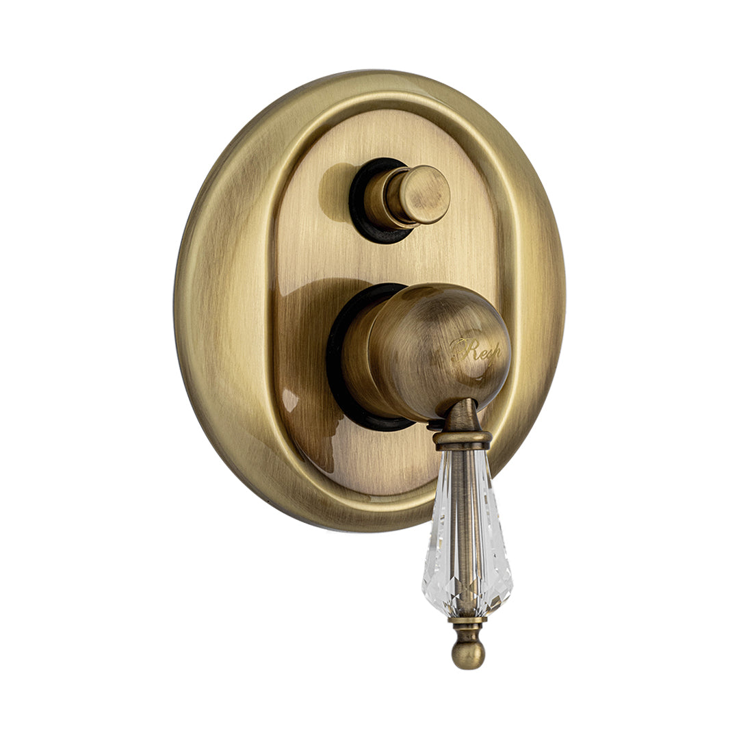 Mezclador De Duchas Monocontrl 2 Vias Anticado