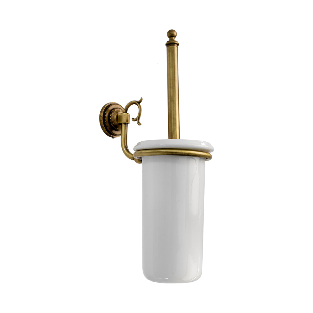 Escobillero De Pared Porcelana