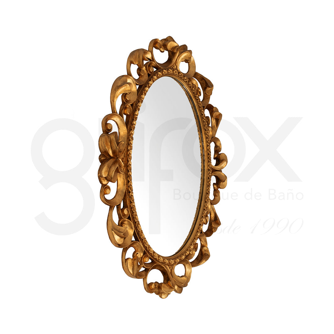 Espejo Oro Pared