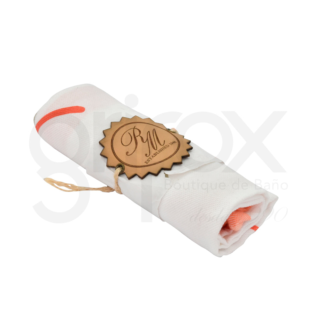 Limpion Blanco Naranja 70X50Cm