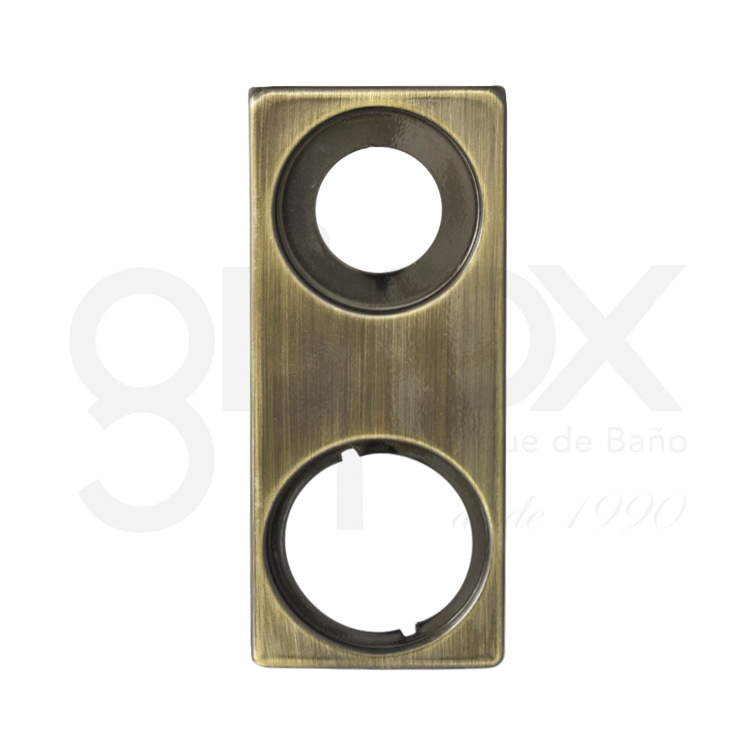 Escudo Rectangular Doble