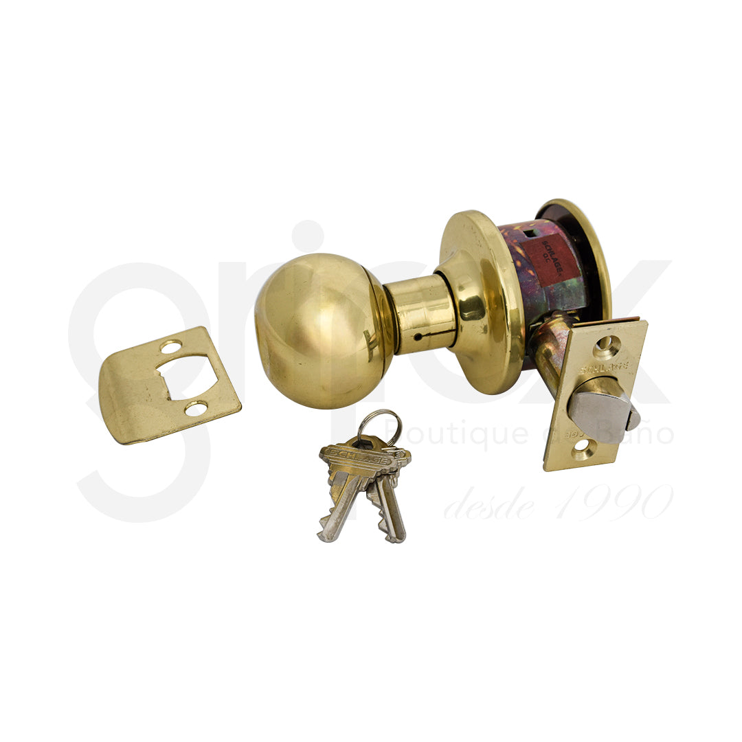 Cerradura de Closet Tipo Pomo