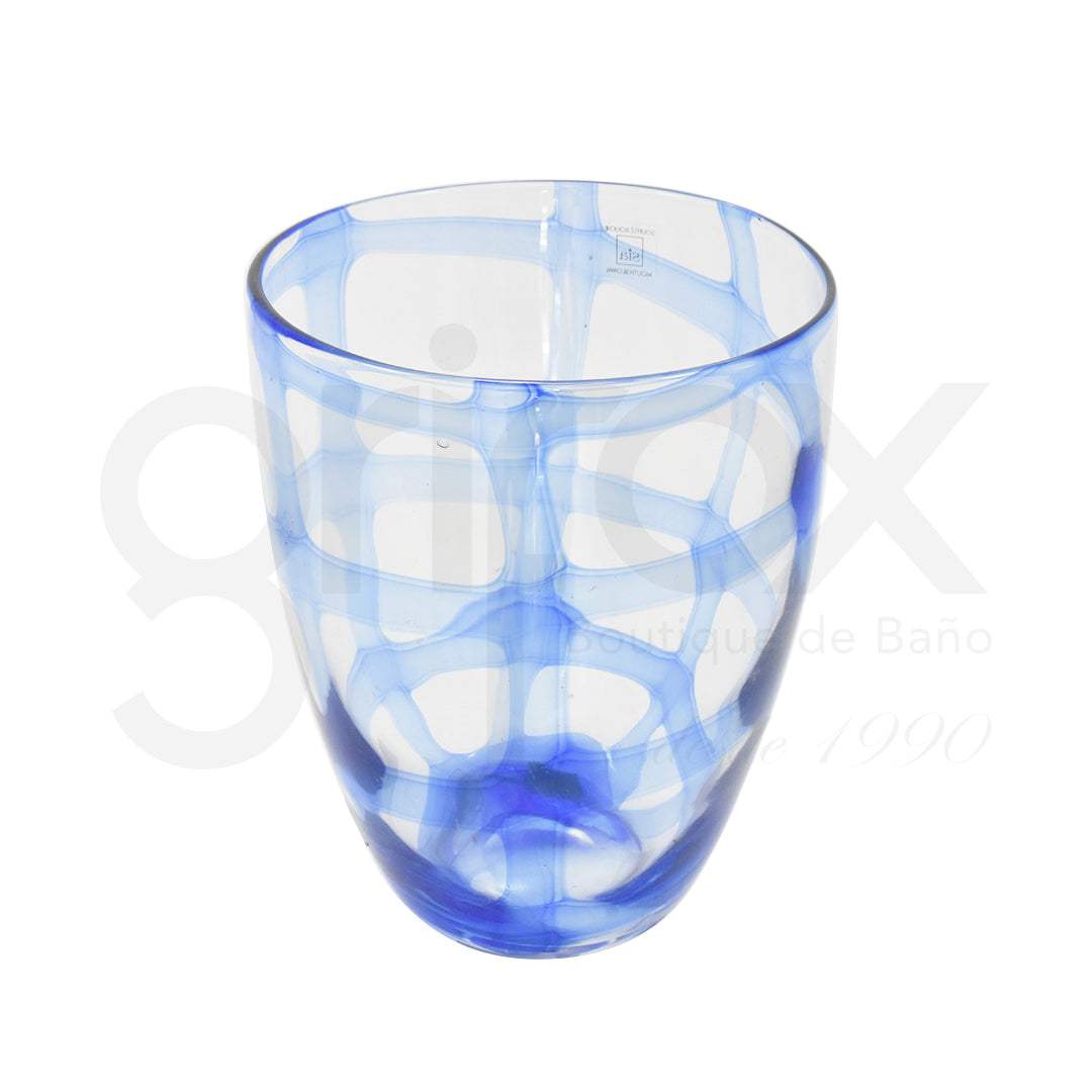 Florero Derayas Azul 23X17.5