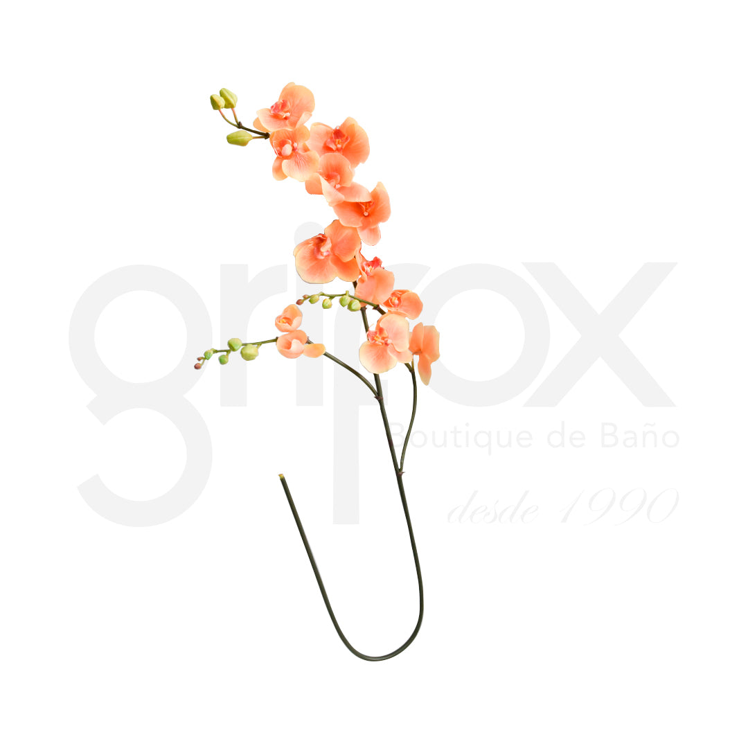 Orquidea 42Cm Naranja/ Orchid