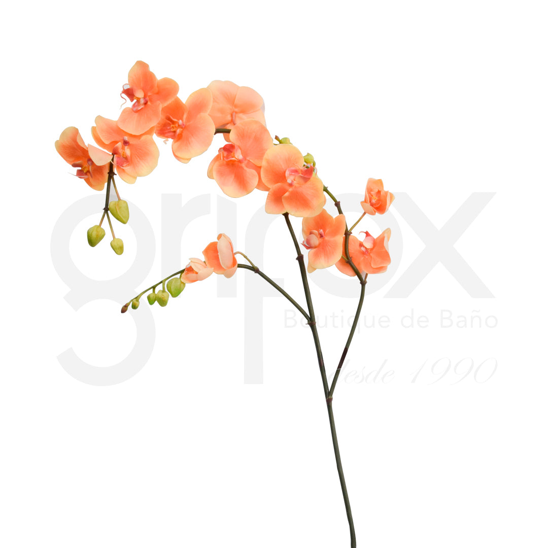 Orquidea Naranja De 120Cm / Orchid