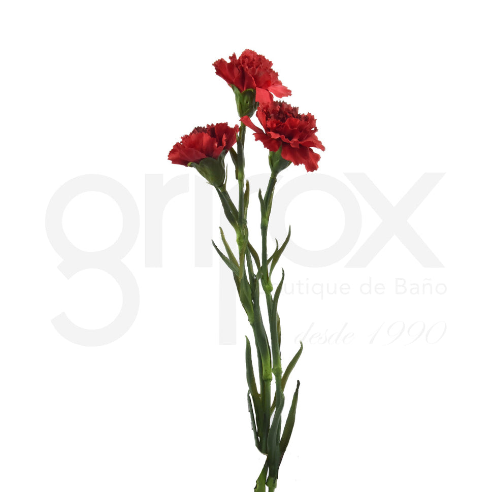 Flor X3 48Cm Rojo