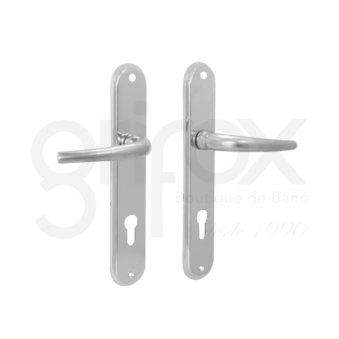 Juego. Manijas Lisa Placa Yale