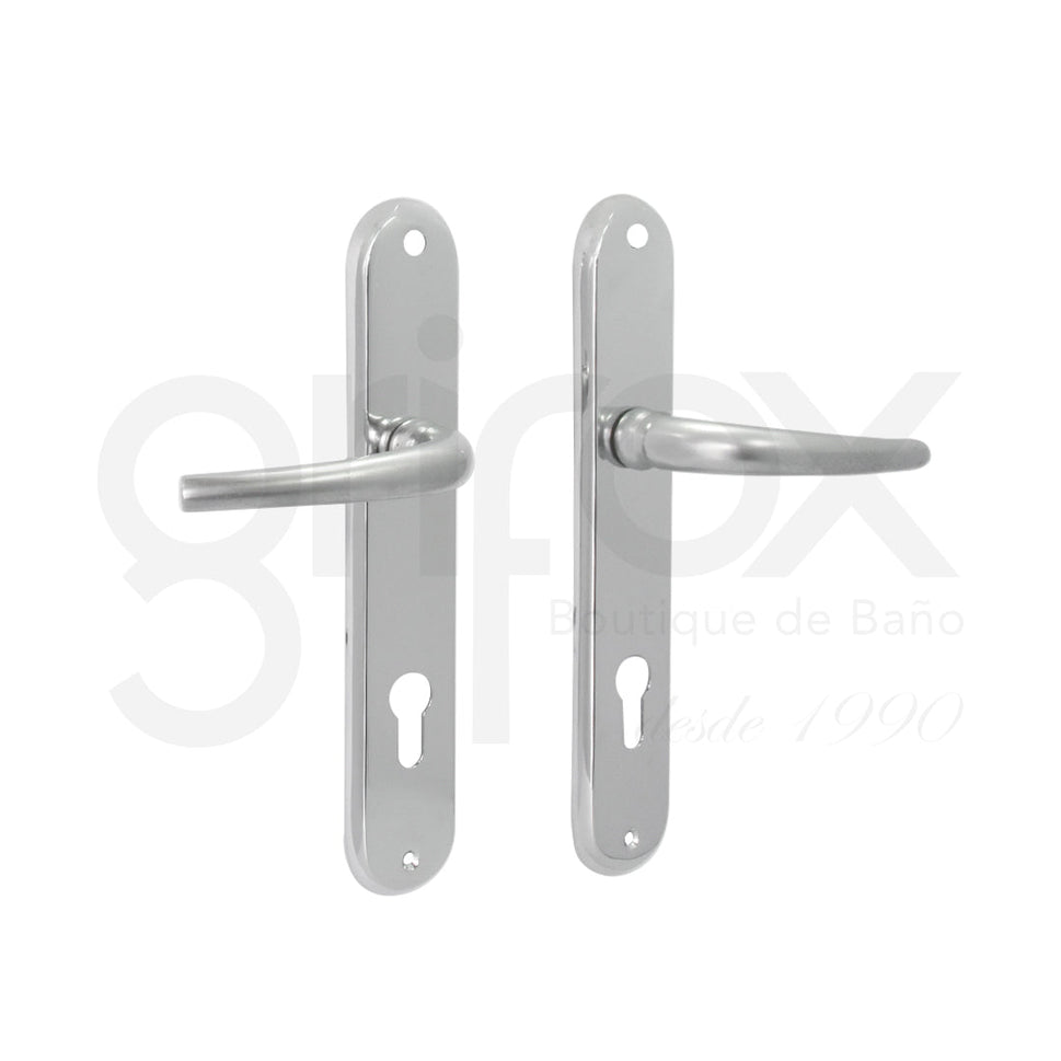 Juego. Manijas Lisa Placa Yale