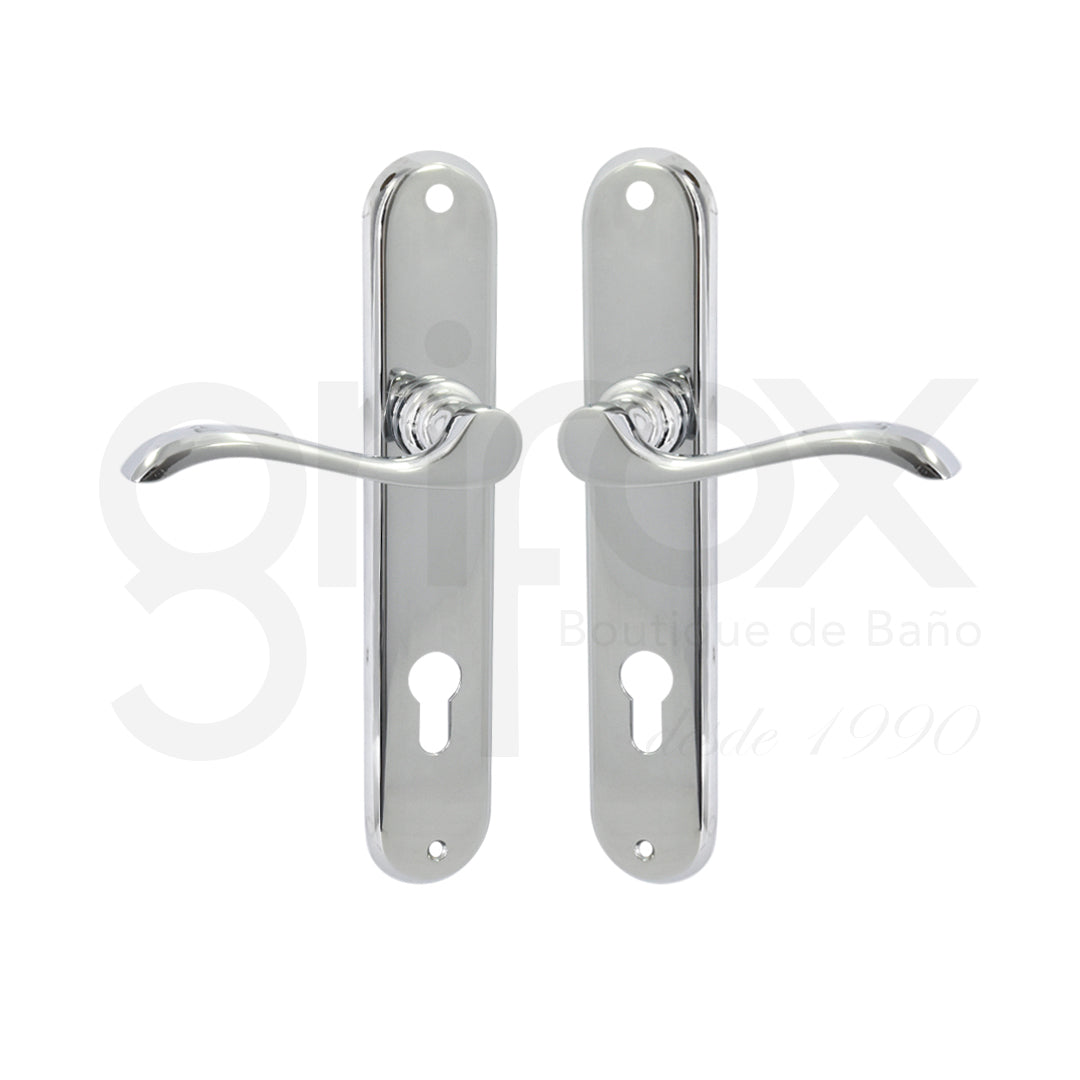 Juego Manijas  Con Placa Yale