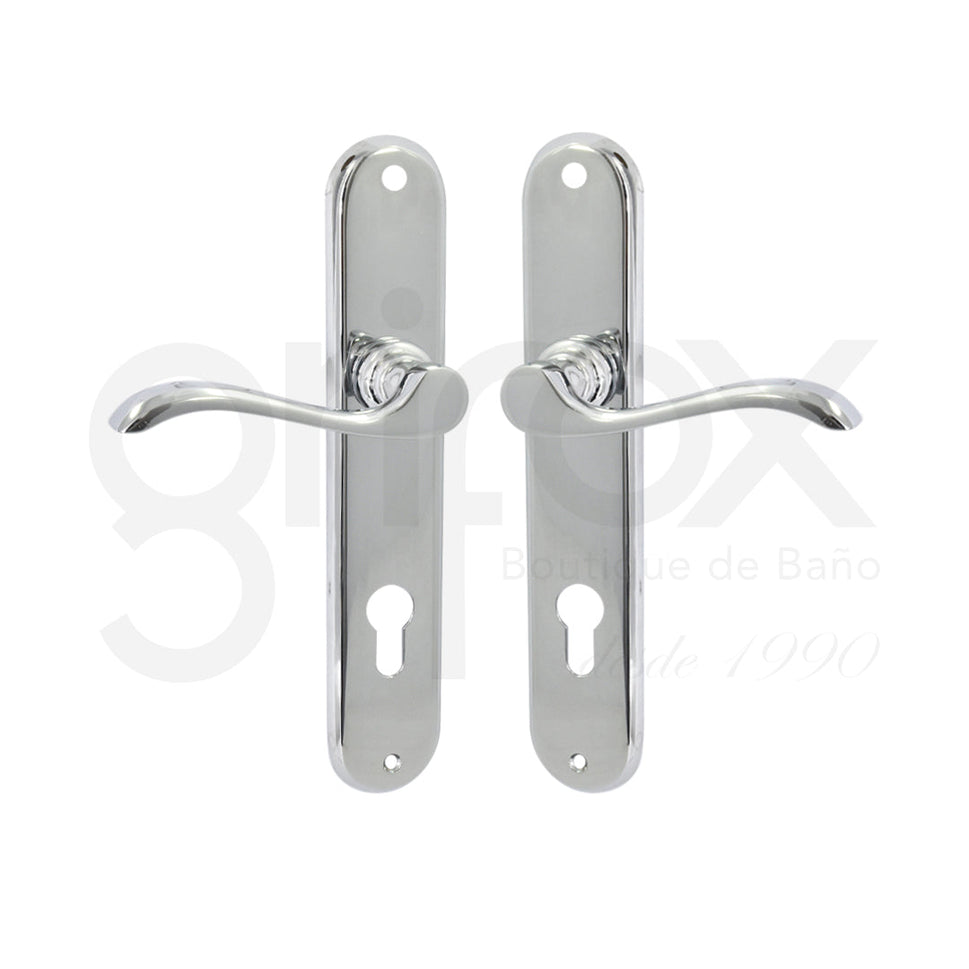 Juego Manijas  Con Placa Yale