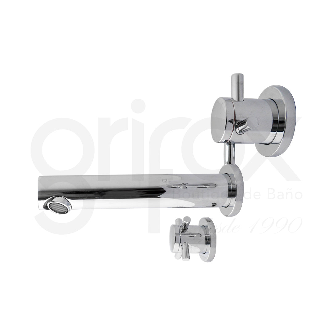 Grifería Lavamanos De Pared 8"
