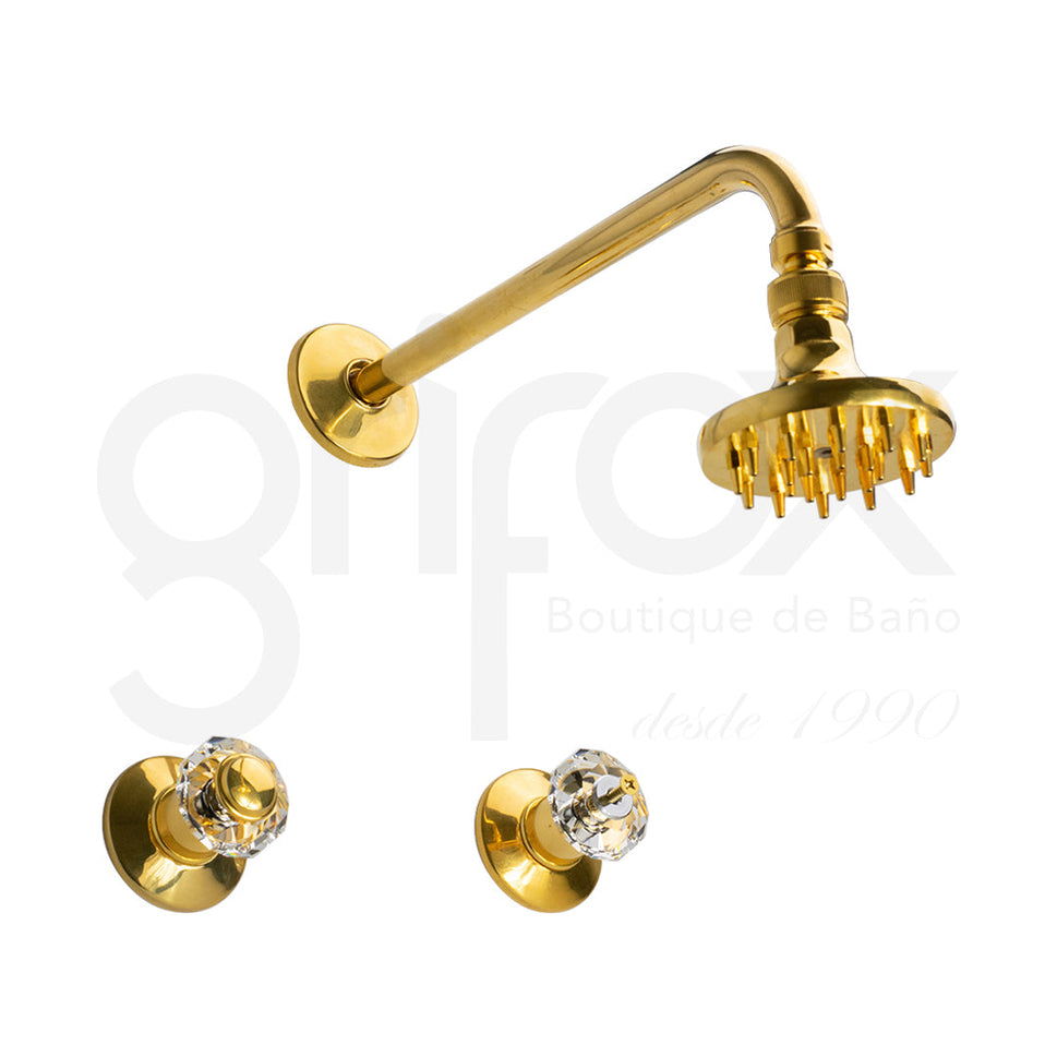 Grifería De Ducha 8" Diva Cristal