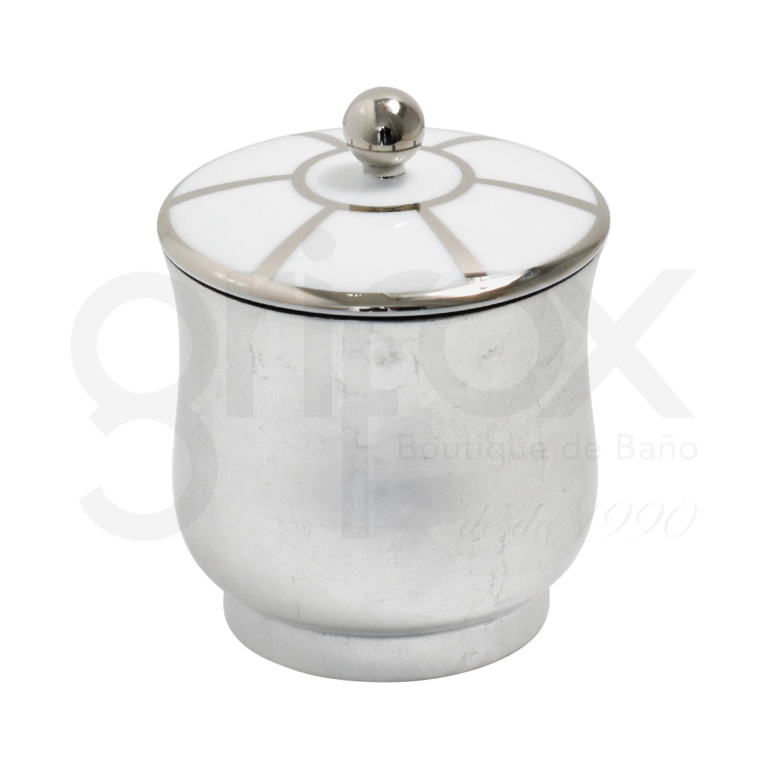Tarro c/Tapa redondo / Pot Cromo