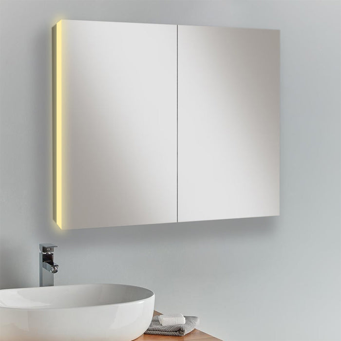 Productos Gabinete Con Luz 800X700 Mm 2 Puertas 3 Repisas