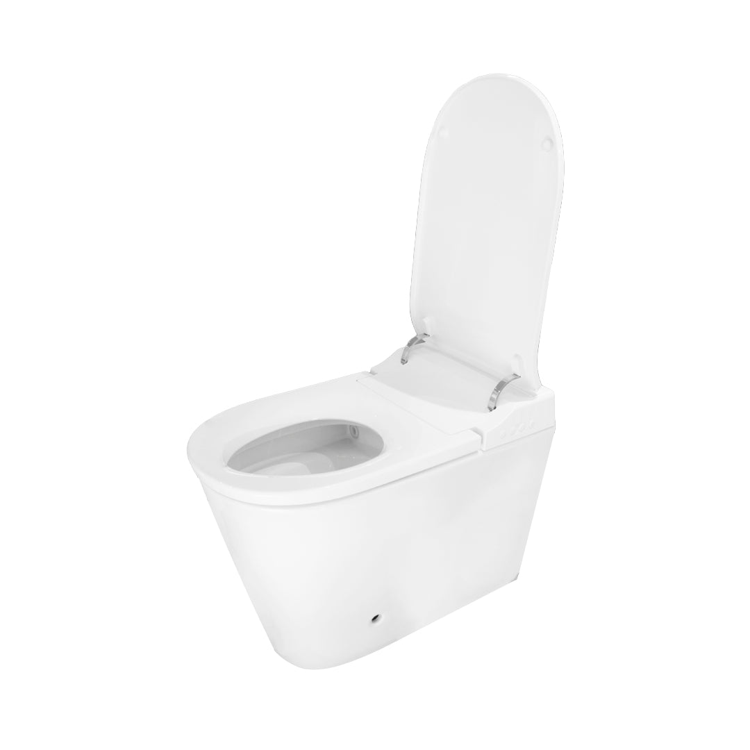 Sanitario De Piso Inteligente Con Apertura Automatica