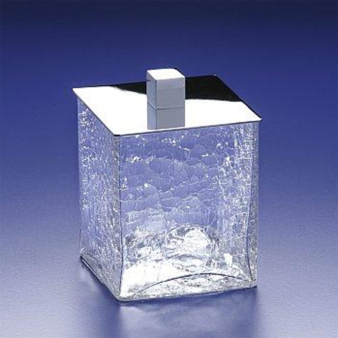 Porta Algodones Cristal Craquelado