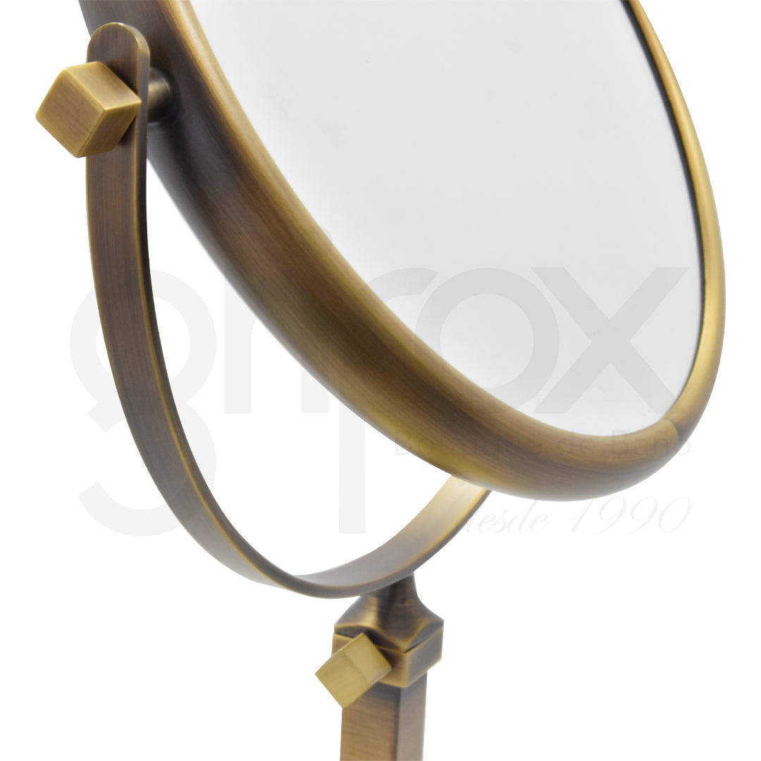 Espejo De Sobreponer 5X Oro